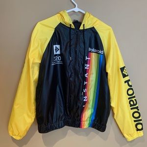 Polaroid Yellow Windbreaker Jacket